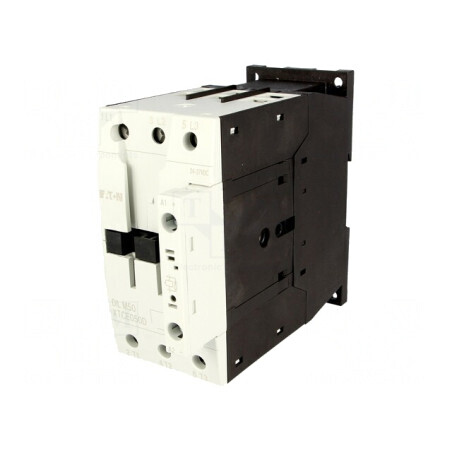 Contactor 3-Pole 24VDC 50A DIN Rail Mount | Electronic-mag.ro | Componente Electronice