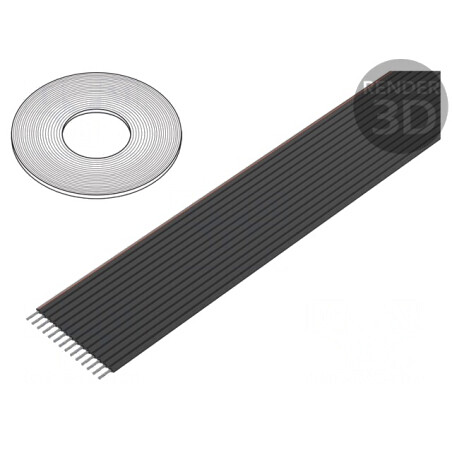 Cablu Bandă 1,27mm Cu 14x28AWG PVC 100FT | Electronic-mag.ro | Componente Electronice