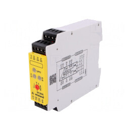 Releu de Siguranță 24VDC NO x3 pentru Șină DIN | Electronic-mag.ro | Componente Electronice