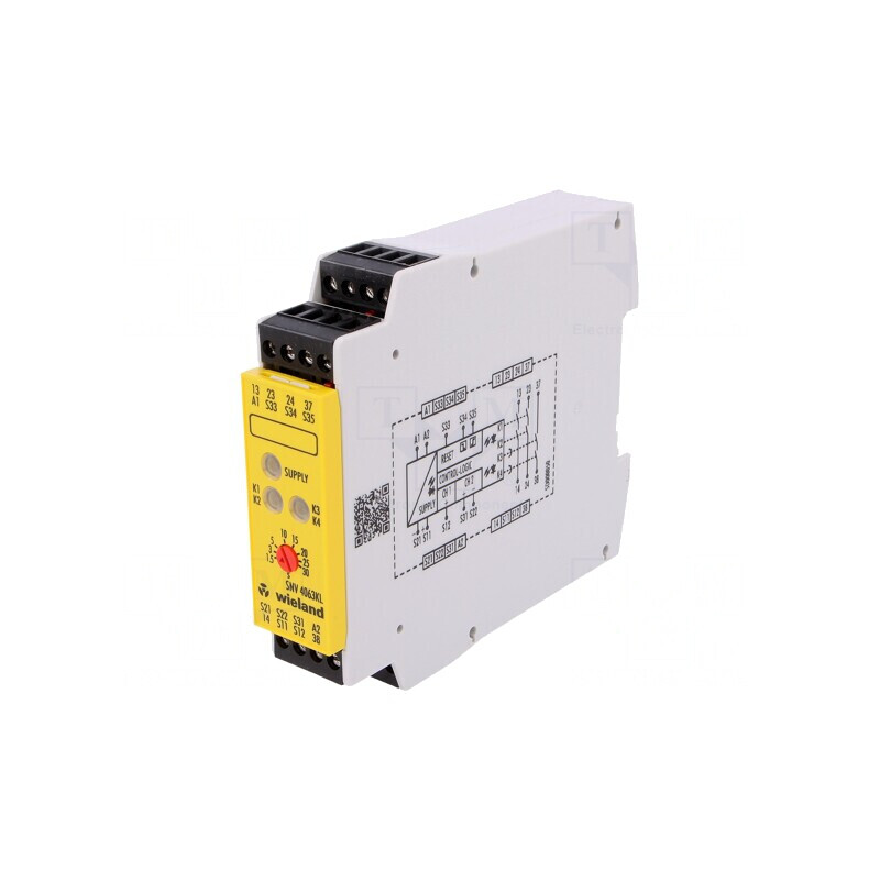 Releu de Siguranță 24VDC NO x3 pentru Șină DIN | Electronic-mag.ro | Componente Electronice Releu de Siguranță 24VDC NO x3 pentru Șină DIN | Electronic-mag.ro | Componente Electronice