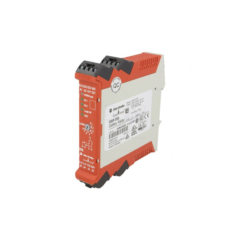 Releu de Siguranță GSR 24V AC/DC 4 Intrări 2 Ieșiri | Electronic-mag.ro | Componente Electronice
