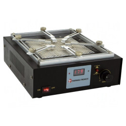 Preîncălzitor | 600W | 130x130mm | 220÷240VAC | 100÷380°C | ESD | TMT-PH200