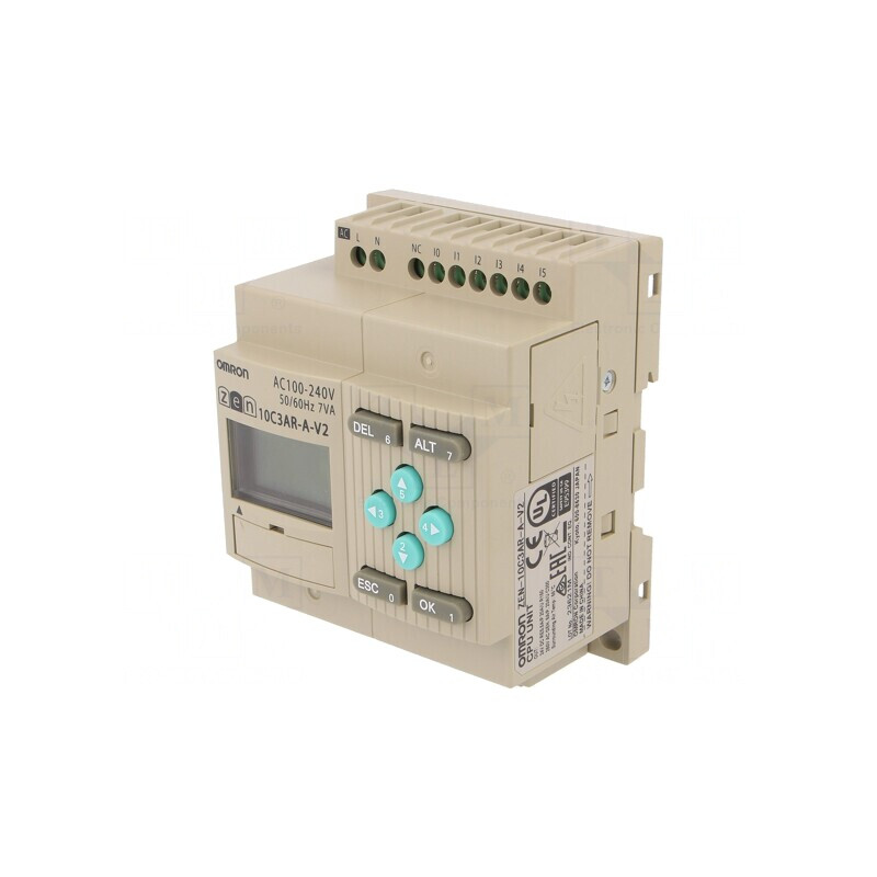 Releu Programabil 6 IN 4 OUT pentru Șină DIN ZEN-10C3AR-A-V2 | Electronic-mag.ro | Componente Electronice