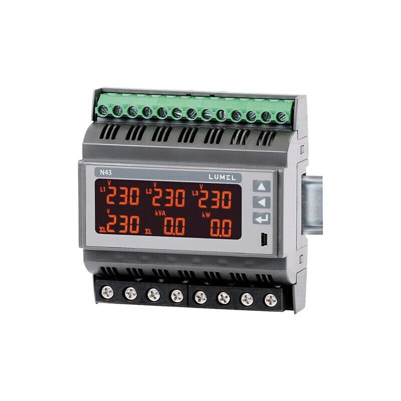 Aparat de Măsură Parametri Rețea LCD DIN N43 | Electronic-mag.ro | Componente Electronice Aparat de Măsură Parametri Rețea LCD DIN N43 | Electronic-mag.ro | Componente Electronice