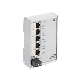 Switch Ethernet 5 Porturi RJ45 9-60VDC | Electronic-mag.ro | Componente Electronice