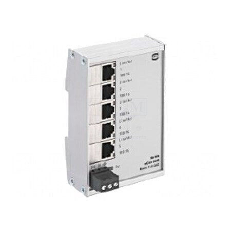 Switch Ethernet 5 Porturi RJ45 9-60VDC | Electronic-mag.ro | Componente Electronice