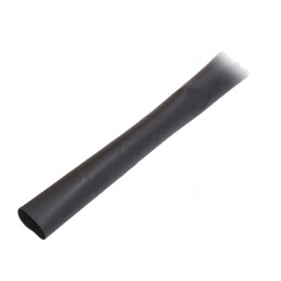 Manşon termocontractabil 3:1 12mm 100m negru | Electronic-mag.ro | Componente Electronice
