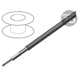 Cablu Xtra Guard 1 1x2x22AWG folie PVC gri închis | Electronic-mag.ro | Componente Electronice