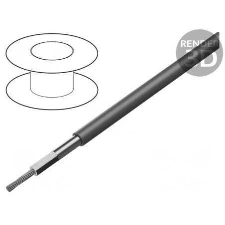 Cablu Xtra Guard 1 1x2x22AWG folie PVC gri închis | Electronic-mag.ro | Componente Electronice