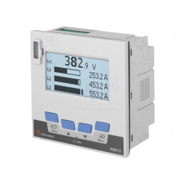 Analizor calitate energie pe panou LCD WM15