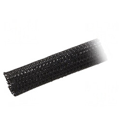 Trese poliester neagră 25,4mm 70÷125°C | Electronic-mag.ro | Componente Electronice