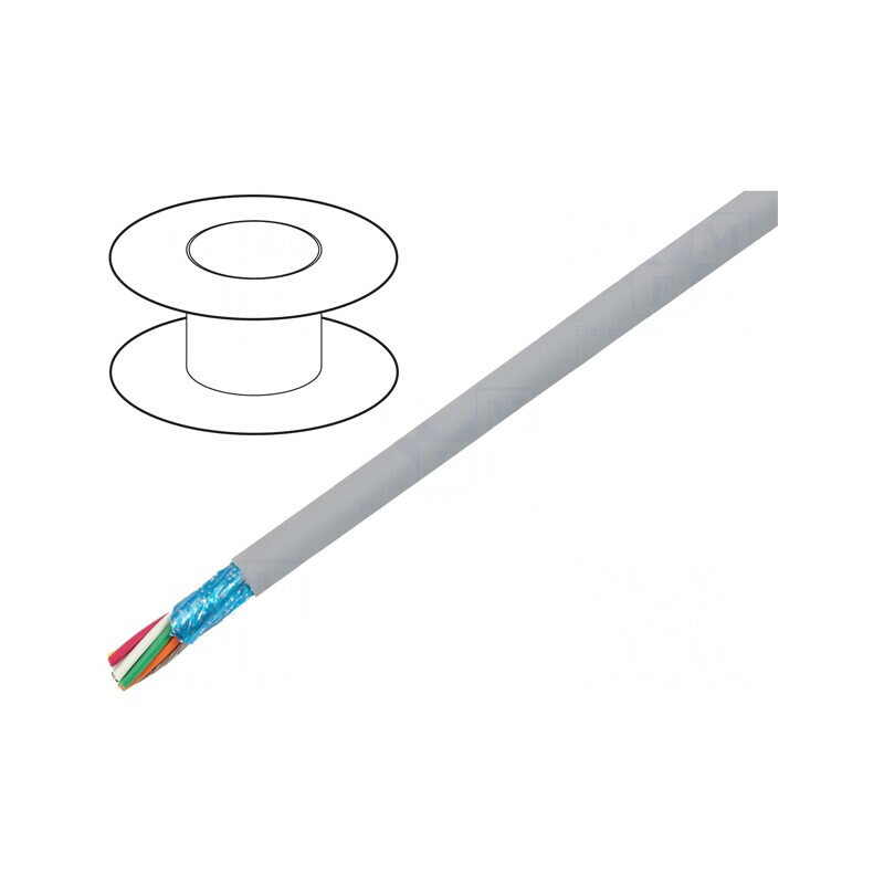 Cablu EcoCable Mini 6x22AWG MPPE Gri Întunecat | Electronic-mag.ro | Componente Electronice Cablu EcoCable Mini 6x22AWG MPPE Gri Întunecat | Electronic-mag.ro | Componente Electronice