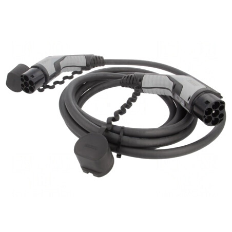 Cablu eMobility 26.6kW Tip 2 5m 32A Trifazat | Electronic-mag.ro | Componente Electronice