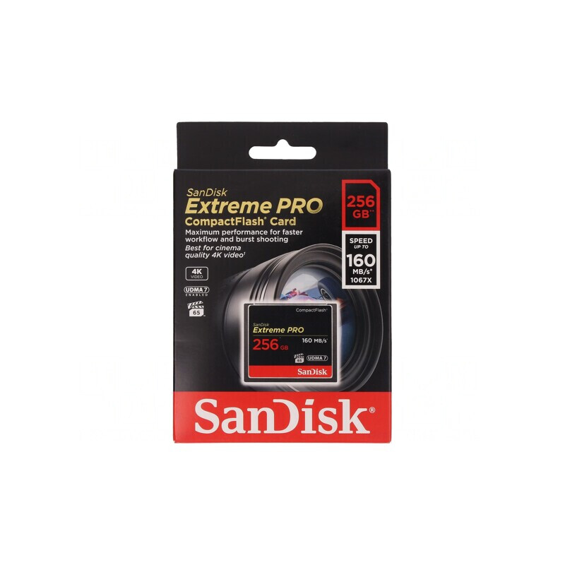 Card de memorie Compact Flash 256GB Extreme Pro 160MB/s VPG-65 | Electronic-mag.ro | Componente Electronice