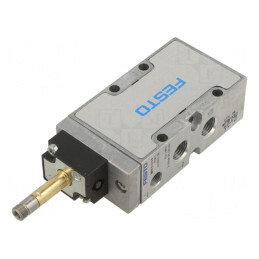 Ventil electromagnetic monostabil 5/2 aluminiu 2-10 bar IP65 | Electronic-mag.ro | Componente Electronice