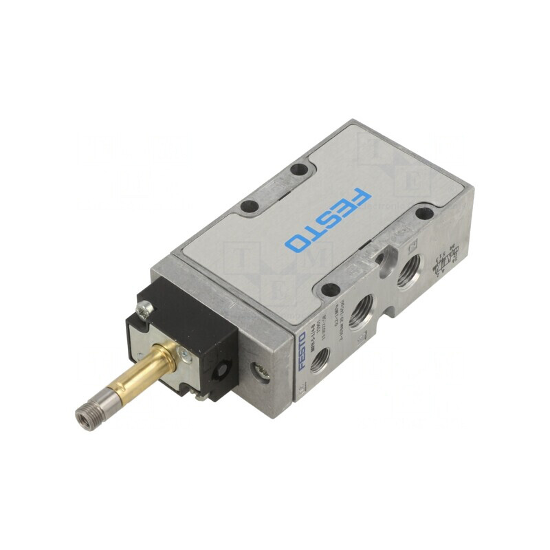 Ventil electromagnetic monostabil 5/2 aluminiu 2-10 bar IP65 | Electronic-mag.ro | Componente Electronice