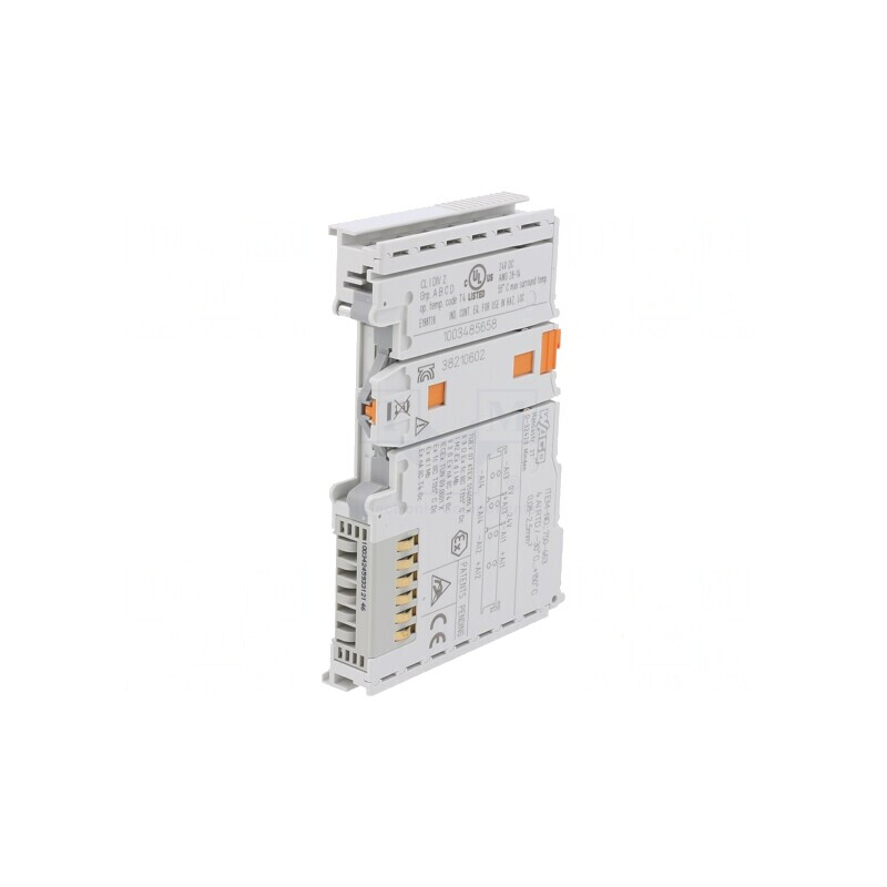 Intrare analogică pentru şină DIN IP20 4 canale 12x100x67,8mm | Electronic-mag.ro | Componente Electronice