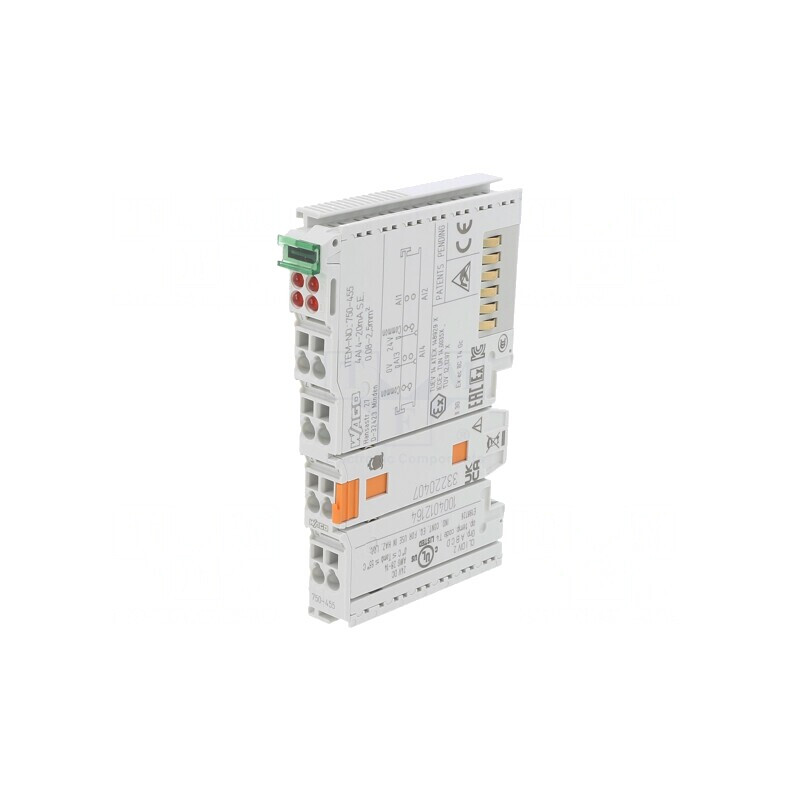 Intrare Analogică pentru Șină DIN IP20 4 Canale 12x100x69.8mm | Electronic-mag.ro | Componente Electronice