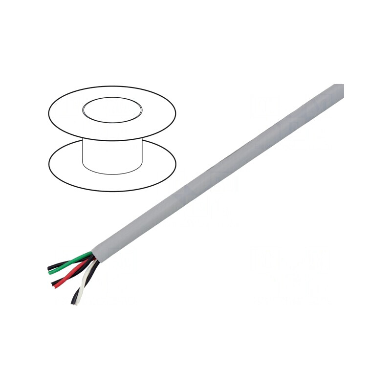 Cablu EcoCable Mini neecranat 300V 30,5m 3x2x22AWG | Electronic-mag.ro | Componente Electronice