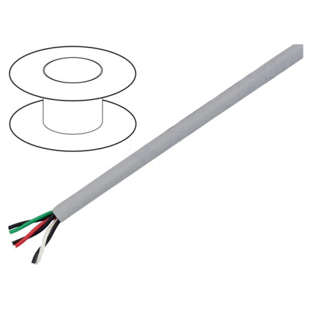 Cablu EcoCable Mini neecranat 300V 30,5m 3x2x22AWG | Electronic-mag.ro | Componente Electronice