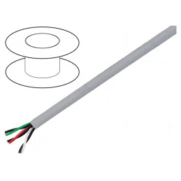 Cablu EcoCable Mini neecranat 300V 30,5m 3x2x22AWG | Electronic-mag.ro | Componente Electronice