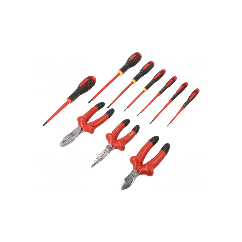 Set Clești Șurubelnițe Izolate 10 Bucăți VDE | Electronic-mag.ro | Componente Electronice Set Clești Șurubelnițe Izolate 10 Bucăți VDE | Electronic-mag.ro | Componente Electronice