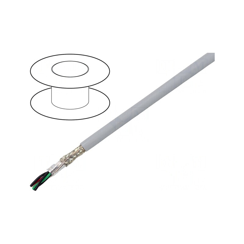 Cablu EcoCable Mini MPPE Gri Închis 30,5m | Electronic-mag.ro | Componente Electronice
