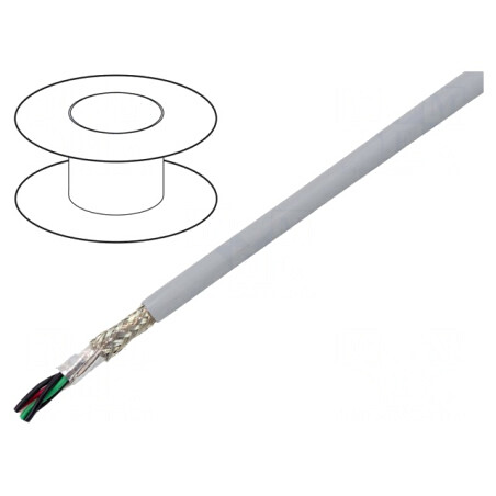 Cablu EcoCable Mini MPPE Gri Închis 30,5m | Electronic-mag.ro | Componente Electronice