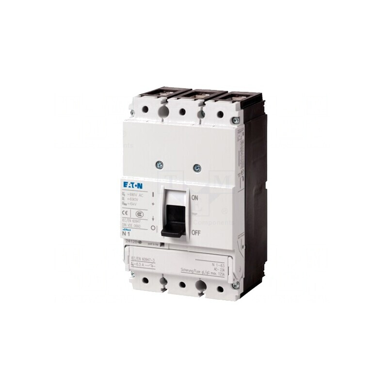 Separator-întrerupător 3 Poli 125A IP20 | Electronic-mag.ro | Componente Electronice