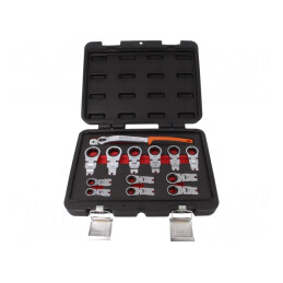 Set Chei Inelare cu Piedică 12 Bucăți și Clichet 3/8 | Electronic-mag.ro | Componente Electronice