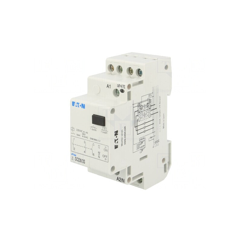 Releu Bistabil de Impulsuri 16A IP20 NO x3 | Electronic-mag.ro | Componente Electronice Releu Bistabil de Impulsuri 16A IP20 NO x3 | Electronic-mag.ro | Componente Electronice