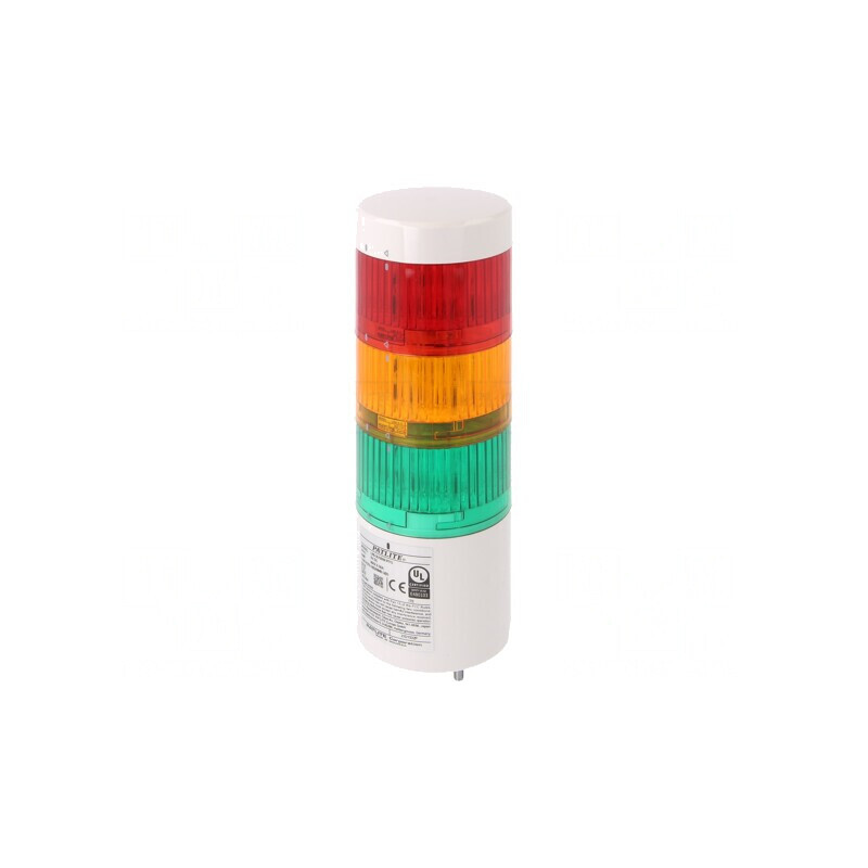 Coloană de semnalizare LED roşu/ambră/verde | Electronic-mag.ro | Componente Electronice