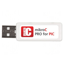 Compilator | C | Dongle License | PIC10F,PIC12F,PIC16F,PIC18F | MIKROC PRO FOR PIC (USB DONGLE LICENSE)