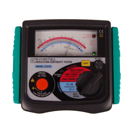 Aparat măsurare rezistență izolație analog KEW3131A 250V/500V/1kV | Electronic-mag.ro | Componente Electronice