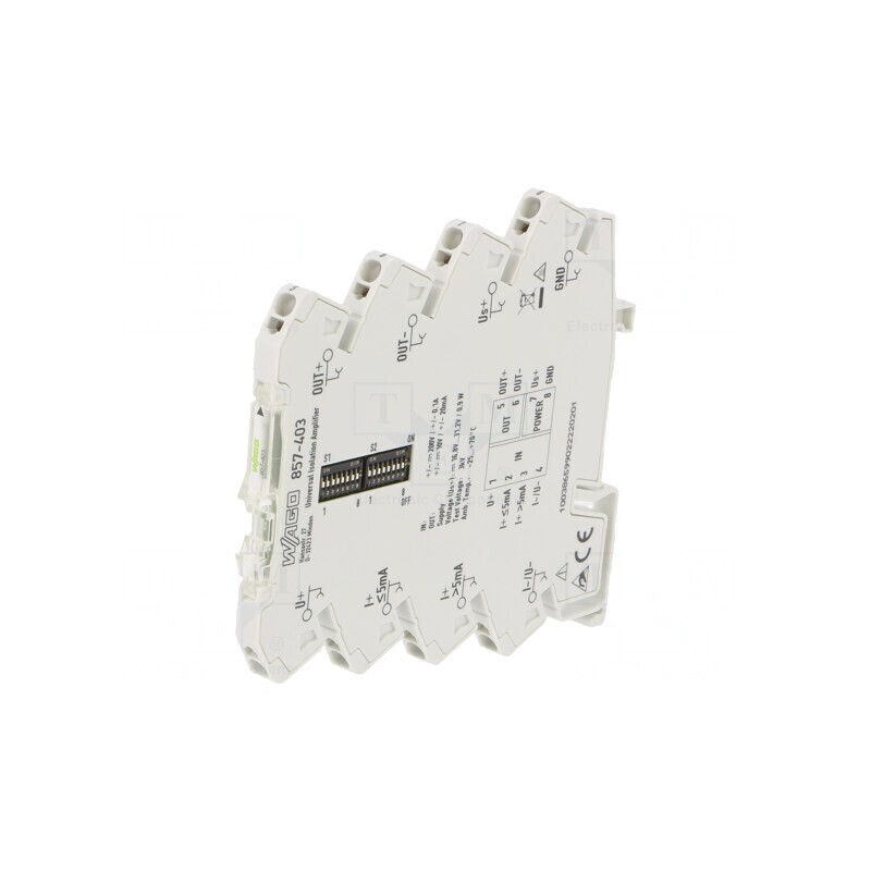 Adaptor Separator Semnale/Amplificator pentru Șină DIN | Electronic-mag.ro | Componente Electronice Adaptor Separator Semnale/Amplificator pentru Șină DIN | Electronic-mag.ro | Componente Electronice