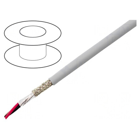 Cablu EcoCable Mini Gri 3x22AWG 30,5m 300V | Electronic-mag.ro | Componente Electronice