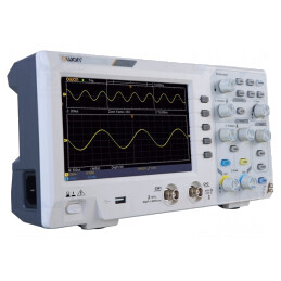 Osciloscop Digital 2 Canale 50MHz 500Msps 7" LCD