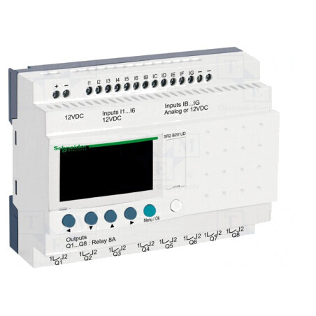 Releu programabil cu 12 intrări și 8 ieșiri | Electronic-mag.ro | Componente Electronice