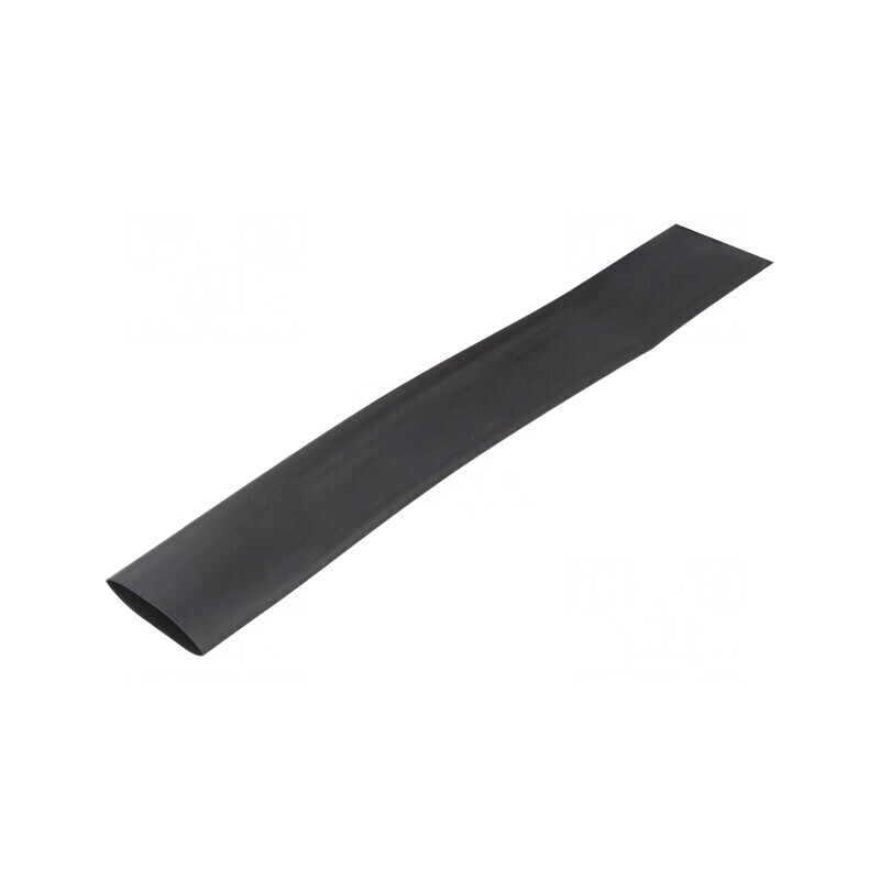Manşon termocontractabil 25,4mm 50m negru | Electronic-mag.ro | Componente Electronice