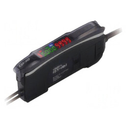 Amplificator Fibra Optică PNP IP50 cu Cablu 2m | Electronic-mag.ro | Componente Electronice
