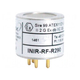 Senzor: gaze | R290 | Ulucru: 3,2÷5,25V | Interval: 0÷2,1% | -40÷75°C | INIR-RF-R290