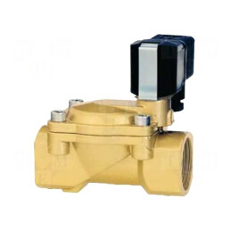 Ventil electromagnetic alamă 0,1-16bar 24VDC IP65 | Electronic-mag.ro | Componente Electronice