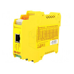 Poartă Ethernet 1 Port pentru Șină DIN IP20 | Electronic-mag.ro | Componente Electronice