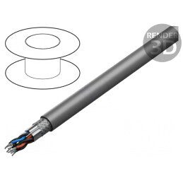 Cablu Flexibil 5x2x26AWG PVC Gri 30,5m 300V | Electronic-mag.ro | Componente Electronice