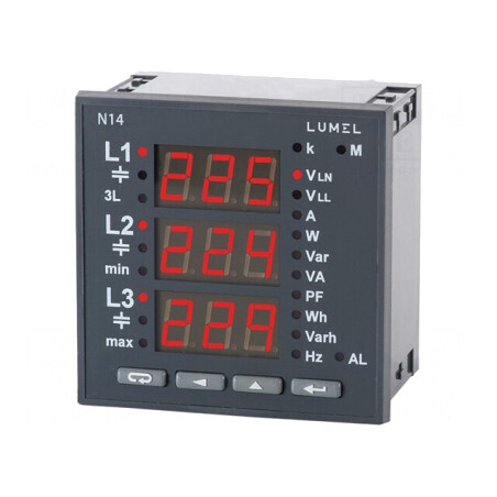 Monitor Parametri Rețea cu Afișaj LED 3 Cifre | Electronic-mag.ro | Componente Electronice