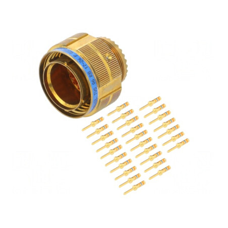 Conector militar mufă tată 17 Series III TV oliv | Electronic-mag.ro | Componente Electronice