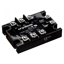 Releu Semiconductor 50A 3-fazat 48-530VAC | Electronic-mag.ro | Componente Electronice