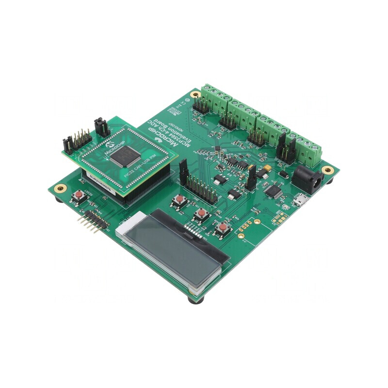 Kit Dezvoltare Microchip PIC32 cu 4 Butoane și Placă Prototip | Electronic-mag.ro | Componente Electronice