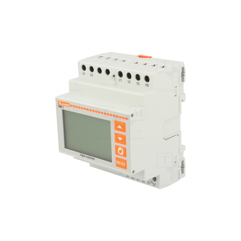 Aparat de Măsură Parametri Rețea LCD DMG 100 pentru Șină DIN
