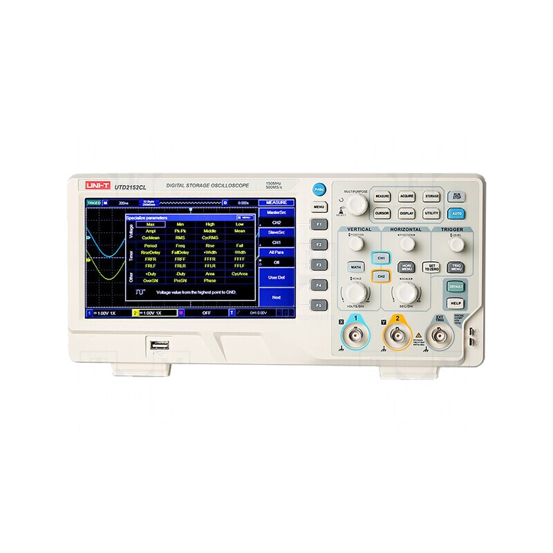 Osciloscop Digital 2 Canale 150MHz 500Msps UTD2152CL | Electronic-mag.ro | Componente Electronice Osciloscop Digital 2 Canale 150MHz 500Msps UTD2152CL | Electronic-mag.ro | Componente Electronice